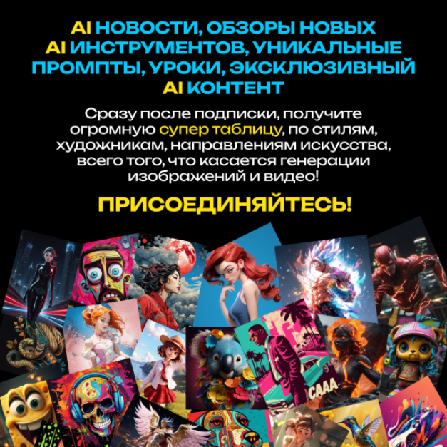 Neyrograph - Подписка на контент Искусственный интеллект для творчества и заработка. Март