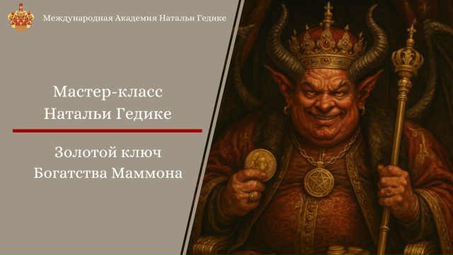 Наталья Гедике - Золотой ключ к богатству Маммона