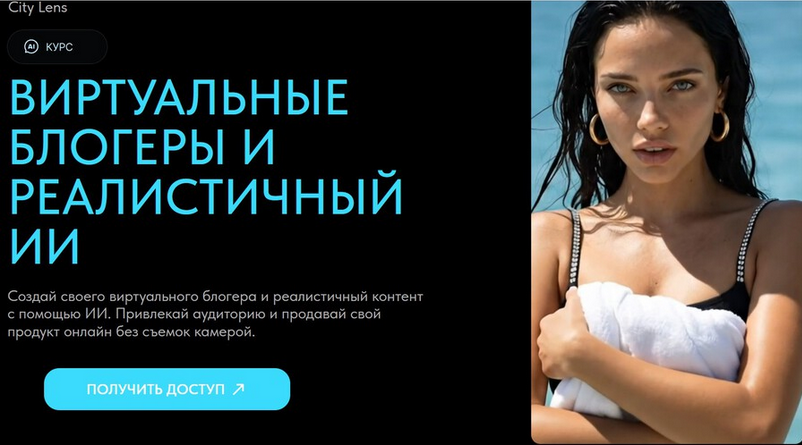 City Lens - Виртуальные блогеры и реалистичный ИИ