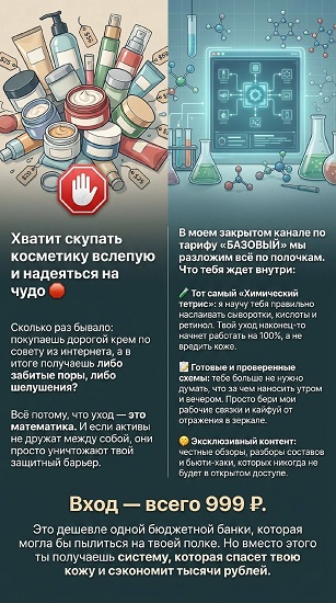 Взломать код молодости. Закрытый клуб по разбору косметических средств (Апрель / Лаура Ефимова - Июнь)