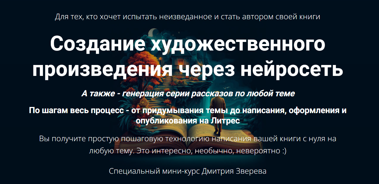 Дмитрий Зверев - Создание художественного произведения через нейросеть