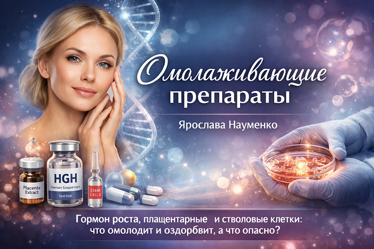 Ярослава Науменко - Омолаживающие препараты