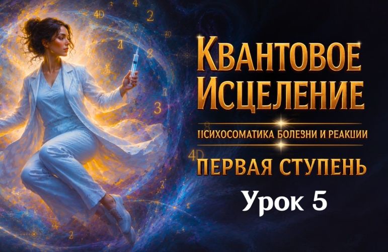 Эмилия Франк - Квантовое исцеление. Психосоматика болезни и реакций. Первая ступень. Урок 5