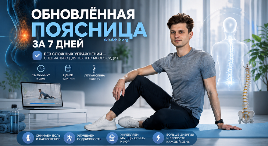 Дмитрий Кириченко - Обновлённая поясница за 7 дней. Cпециально для тех, кто много сидит