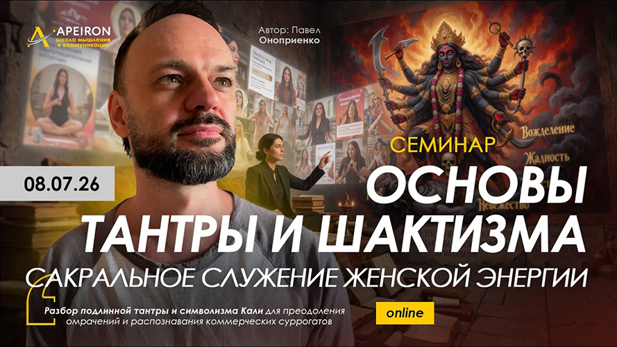 Apeiron / Павел Оноприенко - Основы Тантры и Шактизма. Сакральное служение женской энергии