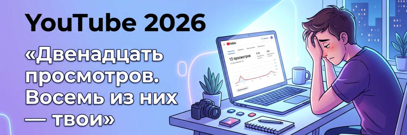 Авторская - YouTube 2026: хватит гадать. Пора запускать канал