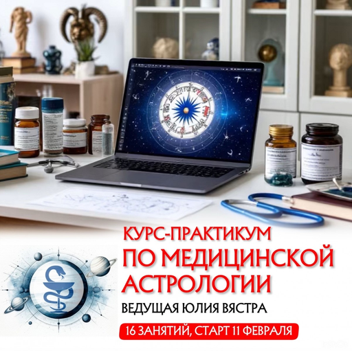 Sotis / Юлия Вястра - Курс-практикум по медицинской астрологи. Тариф Стандарт. Занятия 13-16